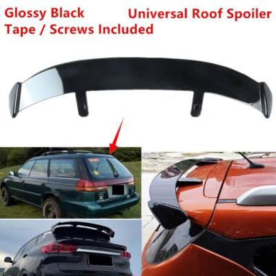 Fit For Subaru Legacy 95-99 Rear Roof Spoiler Modified Wing ABS Gloss Black Foto 1 de 4