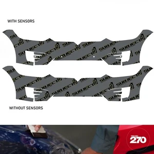 16-21 Tesla Model X Pre-Cut Front Bumper Paint Protection Clear Film PPF - Bild 1 von 4