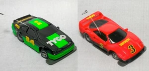 2 Stück 1992 Tyco TCR Ford vs Ferrari Thunderbird SC + F40 SlotLess Slotcars unbenutzt - Bild 1 von 3