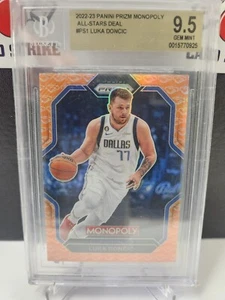 2022-23 Panini Prizm Monopoly All-Stars Deal LUKA DONCIC #PS1 BGS 9.5 Gem Mint - Picture 1 of 2