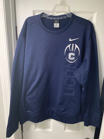 Nike Therma-Fit NCAA University Of Connecticut Husky L Sleeve  Shirt Sweater XL Cover