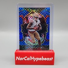 2022 Panini Select Football Brandon Aiyuk #4 Concourse Blue Prizm /199 Parallel