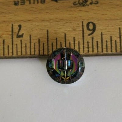Round Plastic Shank Multicolor GEMS  Button - 1/2"  - JHB Buttons     - Image 1 of 2