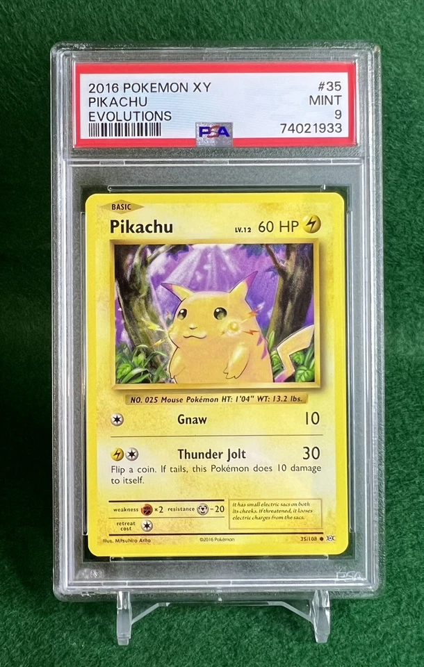 2016 Pokémon XY Pikachu Evolutions #35/108 PSA MINT 9 - Image 1 of 1