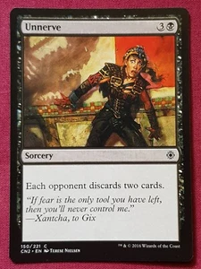 Magic The Gathering CONSPIRACY TAKE THE CROWN UNNERVE black card MTG - Bild 1 von 2