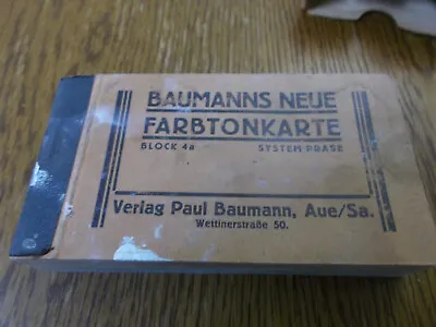 Baumanns Neue Farbtonkarte Block 4a • 150€