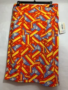 LuLaRoe Cassie Pencil Skirt Size M Medium Multicolor Print Pencil Skirt NWT - Picture 1 of 4