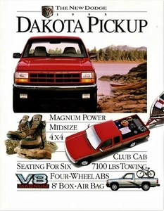1995 Dodge Dakota Super SLT Special SLT WS Base Pickup Truck Sales Brochure - Picture 1 of 1