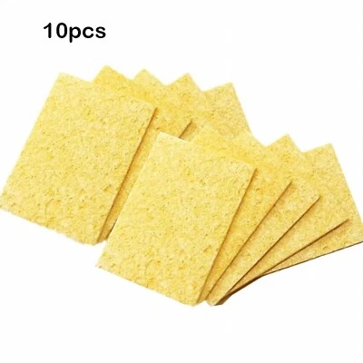 10Pcs Yellow Cleaning Sponge Cleaner for Electric Soldering Iron "Price Drop" - Image 1 of 4