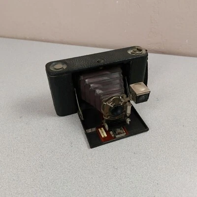 Kodak 1A Folding Hawkeye Model 1 Camera Brass EKC Lens #11623 Pat 1910 READ - Image 1 of 4
