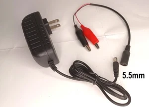 3V DC 2A Wall Adapter Regulated Power Supply with Alligator Test Clips, New. - Picture 1 of 3