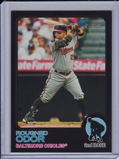 Rougned Odor 2022 Topps Heritage Black Bordered Parallel /50 Baltimore Orioles