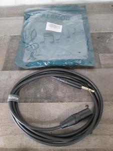 Cavo audio microfono bilanciato TRS 1/4 pollici 6,35 mm jack per XLR maschio 20 AWG - Foto 1 di 6