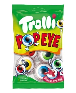 Trolli GLOTZER Eye Balls Popeye sour candy (4ct) FREE SHIPPING - Picture 1 of 3