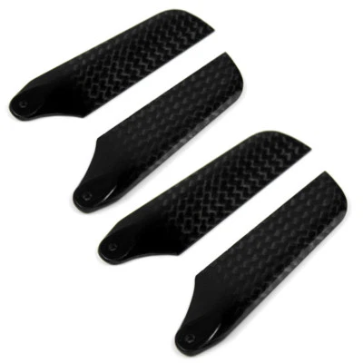 2Pairs Carbon Fiber Tail Rotor Blade For Align Trex 450 V2 V3 PRO DFC Helicopter - Image 1 of 3