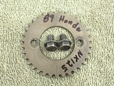Honda NX125 1988 1989 1990 árbol de levas leva piñón pernos NX 125 Foto 1 de 3