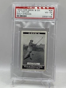 Cope Bros. 1923  Golf Schläge #26 J.H. Taylor PSA 4 - Bild 1 von 2