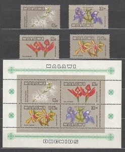 Malawi - Mail Yvert 110/3+Hb 14 ** Mnh Flowers - Picture 1 of 1