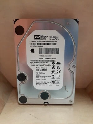 Western Digital 640GB 7200RPM SATA 3.5" HDD WD6400AAKS-40H2B0 655-1528A - Image 1 of 3