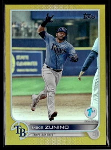 Mike Zunino - 2022 Topps 1st Edition Gold Foil #324 Tampa Bay Rays - Picture 1 of 2