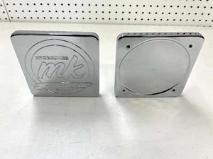 (MKG SIGNATURE SERIES) LOWRIDER HYDRAULIC PUMP BACKING PLATE 1PC [CHROME FINISH] - Picture 1 of 5