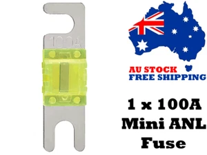 Aerpro 100A mini ANL Fuse - Car Amplifiers, Auto Electrical Wiring, Accessories - Foto 1 di 1