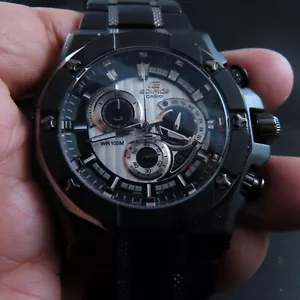 New EFX-510BK Casio Edifice Chronograph Sapphire Quartz Men Watch - Picture 1 of 15