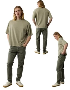 American Eagle Athletic Fit Jeans Stretch AE EasyFlex Tapered Leg Green 30 x 29 - Picture 1 of 6