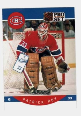 Patrick Roy 1990 Pro Set Montreal Canadiens Card No.157 - Image 1 of 2