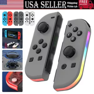 Per Nintendo Switch Joy-con-Controller coppia sinistra/destra con luci led - Foto 1 di 17