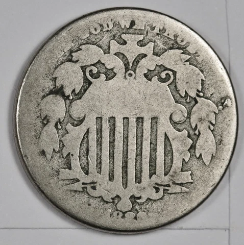 1880 Shield Nickel.  Circulated.  188005 Cover