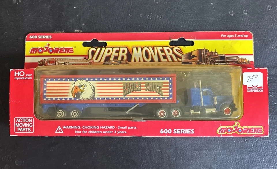 Camión de colección Majorette Super Movers Eagle serie 600 escala HO diecast Francia Foto 1 de 4