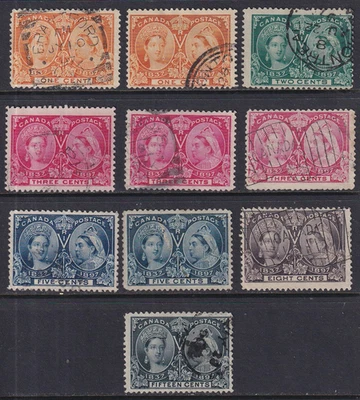 Canada  Lot of Used Jubilees  CV $253.00  See* - Image 1 of 2