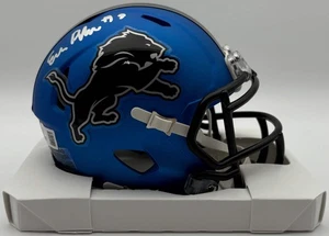 Ennis Rakestraw Jr. Autographed Detroit Lions Alternate Mini Football Helmet Bec - Picture 1 of 4