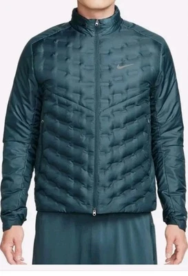 Chaqueta para correr Nike Therma-Fit Aeroloft FB7556-328 pequeña verde precio de venta sugerido por el fabricante $275 Foto 1 de 4