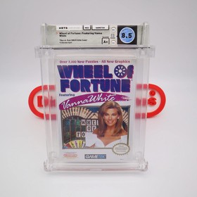 NES Nintendo WHEEL OF FORTUNE FEATURING VANNA WHITE - WATA GRADED 8.5 A+ Sealed!
