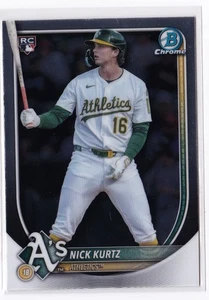 Nick Kurtz ROOKIE RC 2025 Bowman Chrome #93 Athletics - Imagen 1 de 7