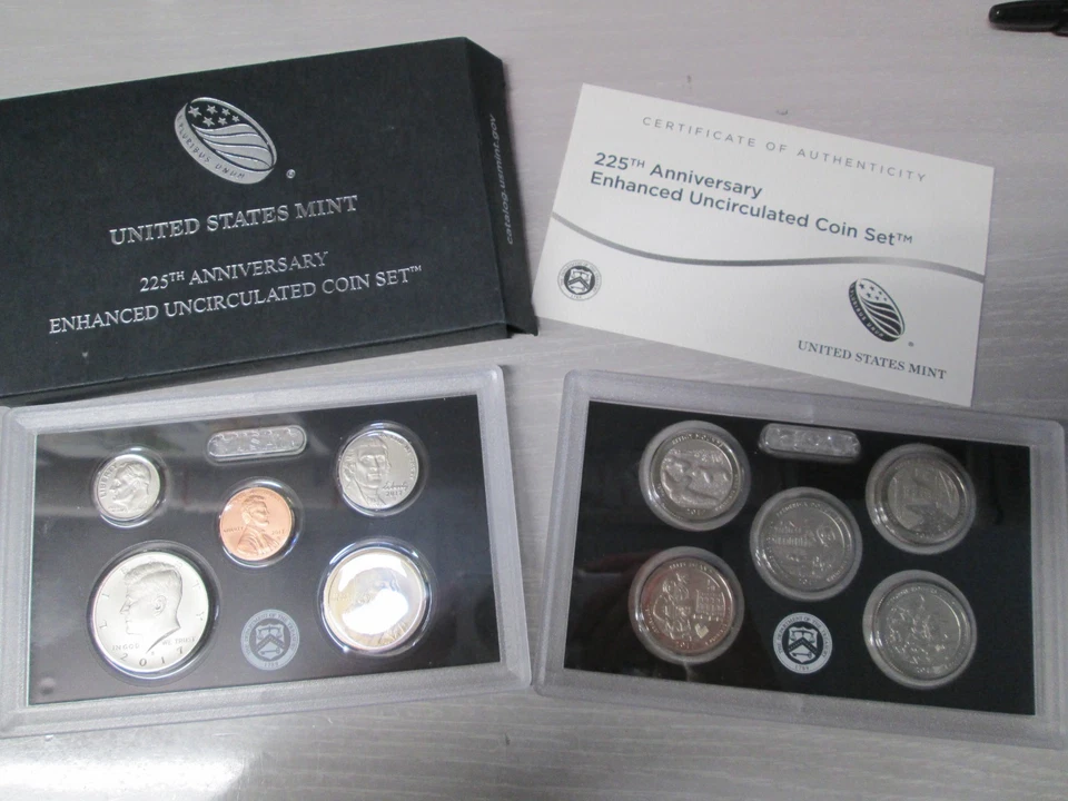 2017 US Mint Enhanced Uncirculated Coin Set _ 225th Anniversary - Image 1 of 3