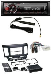 Pioneer MP3 DAB 1DIN AUX USB Autoradio für Mitsubishi Evo Lancer (ab 2008) - Bild 1 von 9