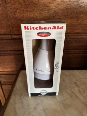 Picadora de alimentos manual blanca Kitchen Aid salsa cebolla vegetal Foto 1 de 4