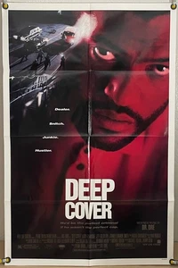 DEEP COVER DS FF ORIGINAL ONE SHEET MOVIE POSTER LAURENCE FISHBURNE (1992) - Picture 1 of 1