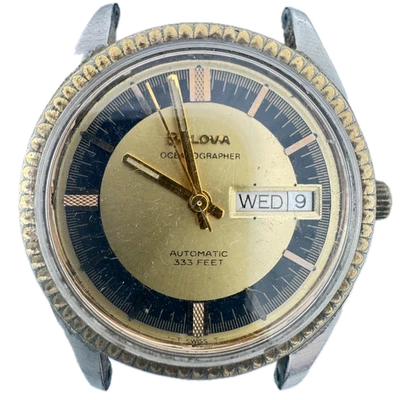 Bulova Oceanographer Men's Automatic Wristwatch 11AOACB Swiss S. Steel - Image 1 of 4