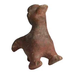 Vintage Mayan Folk Art Pottery Animal Figurine Red Clay - Picture 1 of 6