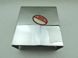 Nuevo de Lote Antiguo Cromo MCM Batería Cubierta Chopper Triumph BSA 650 750 Harley Honda Yamaha 674 - Imagen 1 de 7
