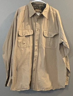 Camisa Remington Para Hombres 2XL Tostado Caqui Borde Camuflado Manga Larga Con Botones Foto 1 de 4