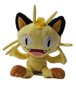 Pokemon TOMY Nintendo 8” MEOWTH PLUSH Stuffed Animal 2016 - Picture 1 of 21