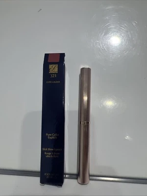 Lápiz labial Estee Lauder Pure Color Explicit Slick Shine 321 Shhh... *CONSEJO DAÑADO* Foto 1 de 2
