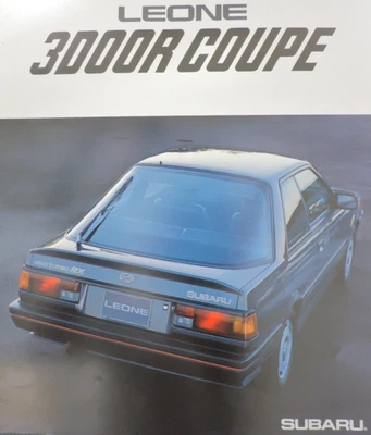 Catalogo SUBARU LEONE 3Door COUPE (3a gen. 1985-1994) (14 pagine) in giapponese - Immagine 1 di 4