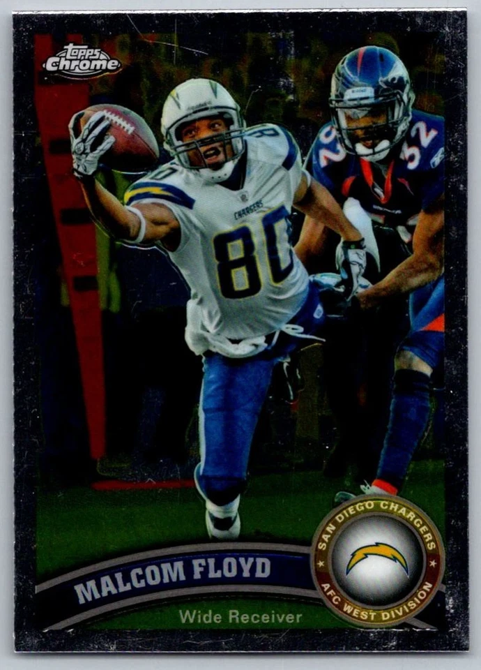 2011 Topps Chrome Malcom Floyd San Diego Chargers #139 - Image 1 of 2