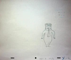 "Yogi Bear & Friends" Series 1967 Character Production Hand Drawn Pencil Art - Picture 1 of 2